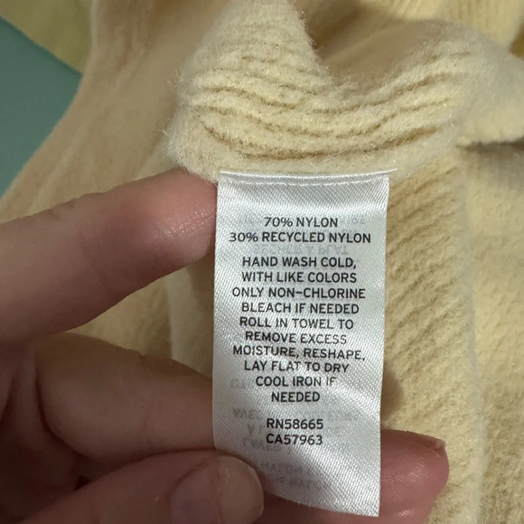 Halogen Nordstrom Cream Sweater Midi Dress - Picture 5 of 6